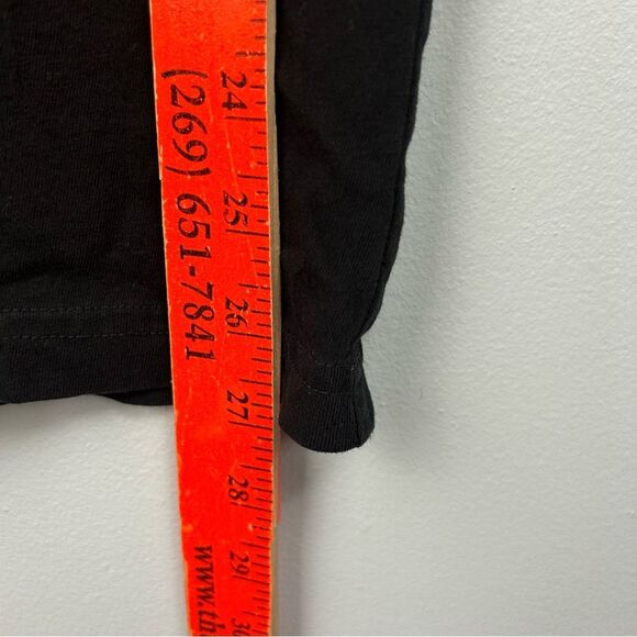 American Eagle Outfitters Short Sleeve T-Shirt Tee Black Nothing Changes Sz S - Picture 7 of 10